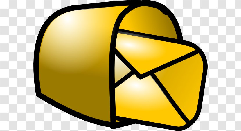 Email Clip Art - Yellow Transparent PNG
