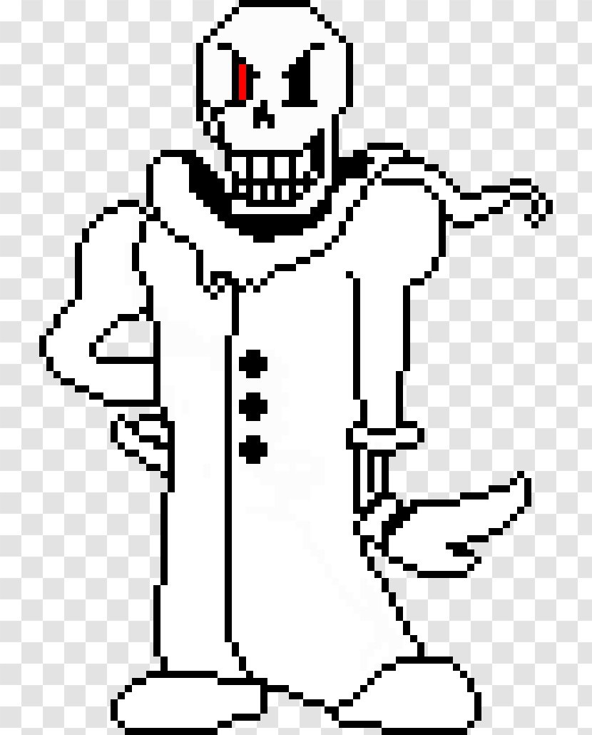 PAPYRUS Undertale Sprite - Head Transparent PNG