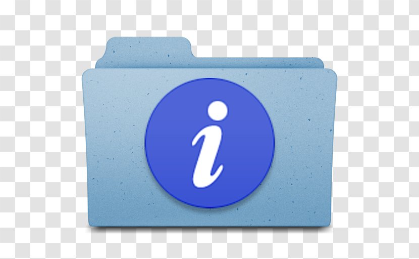 Directory Android MacOS Apple - Blue - Information Transparent PNG