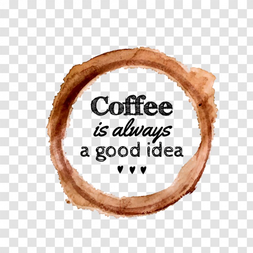 Coffee Tea Latte Espresso Cafe - Splash Effect WordArt Transparent PNG