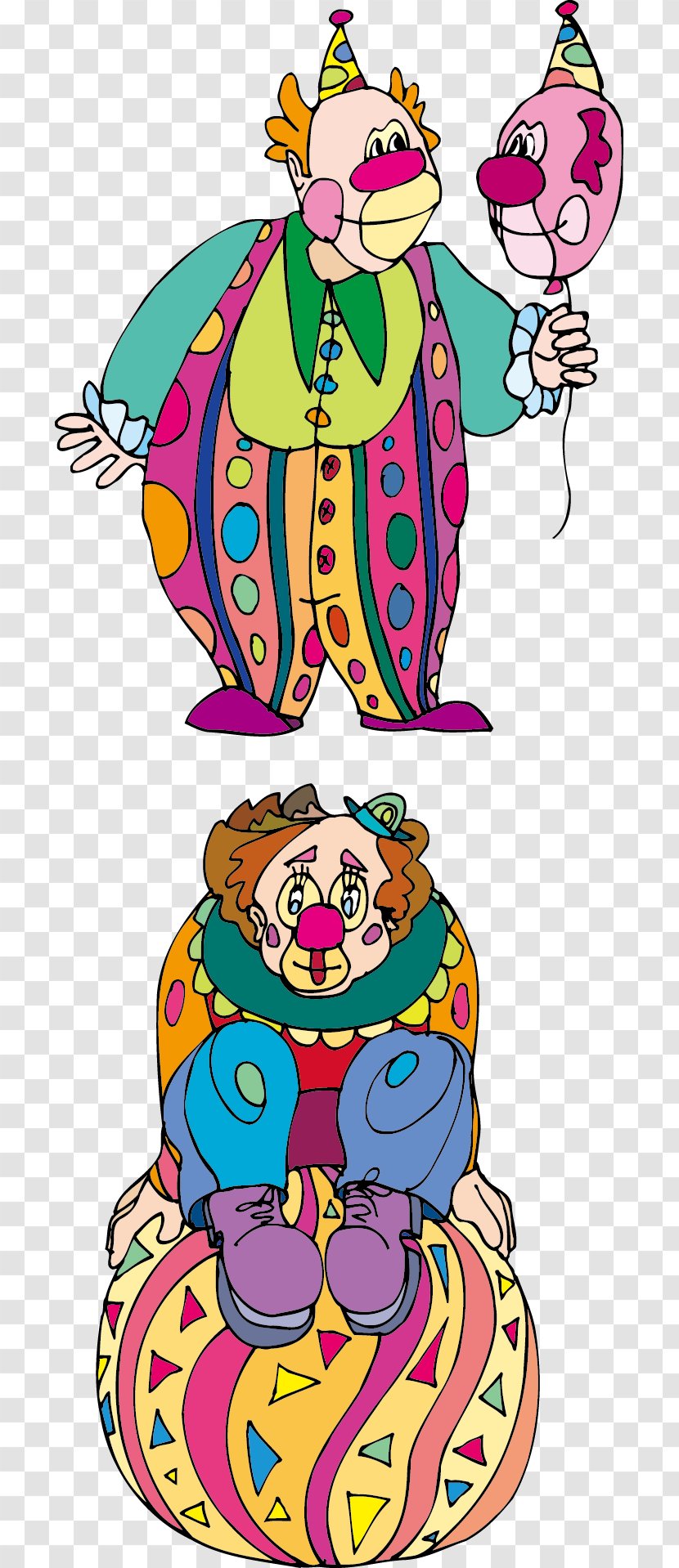 Joker Clown Clip Art - Food - Cartoon Transparent PNG