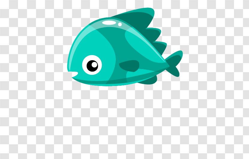 Green Fish - Aqua - Little Transparent PNG