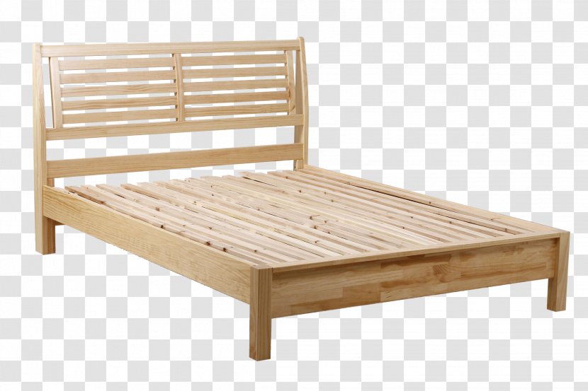 Bed Frame - Outdoor Furniture - Wooden Double Transparent PNG