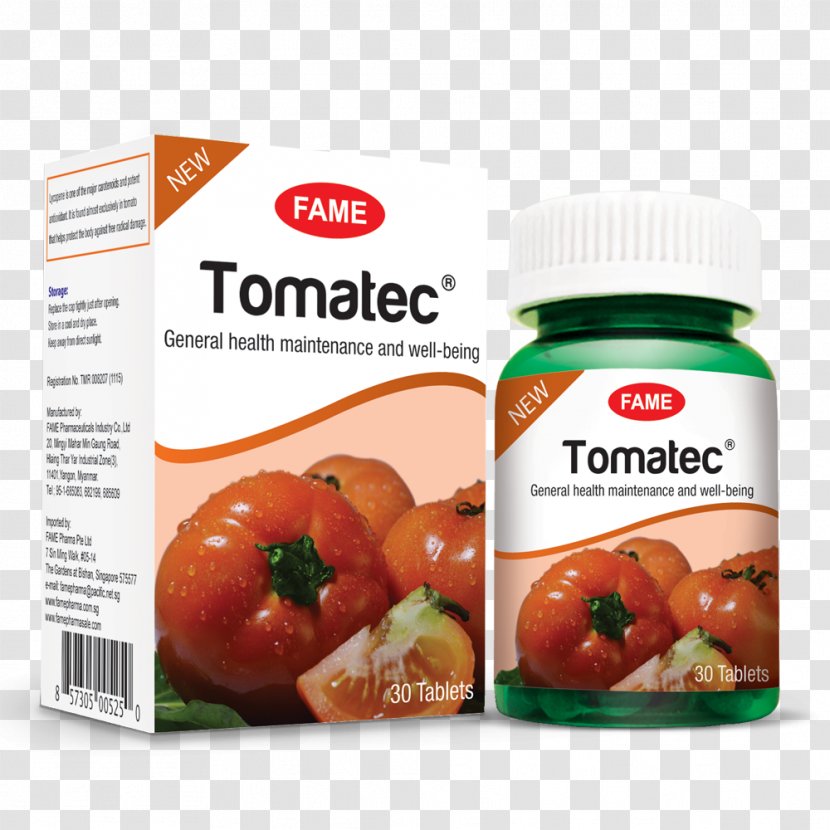 Tomato Dietary Supplement Organic Food Fame Pharma Pte Ltd - Diet Transparent PNG