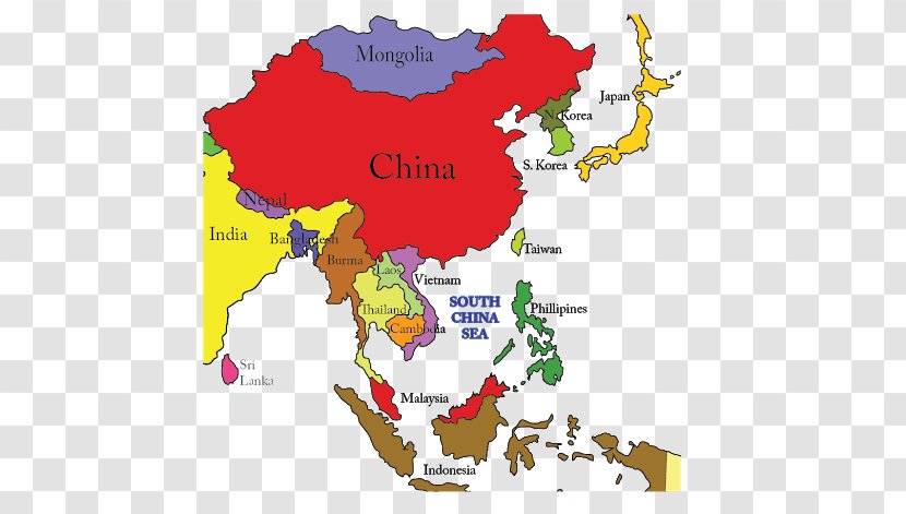 Asia World Map Globe - Hong Kong China Transparent PNG