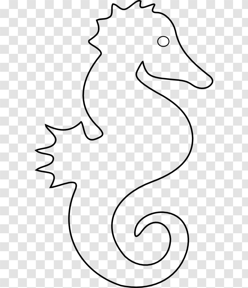 Mister Seahorse Coloring Book Child Clip Art - Cuteness - Octopus Outline Cliparts Transparent PNG