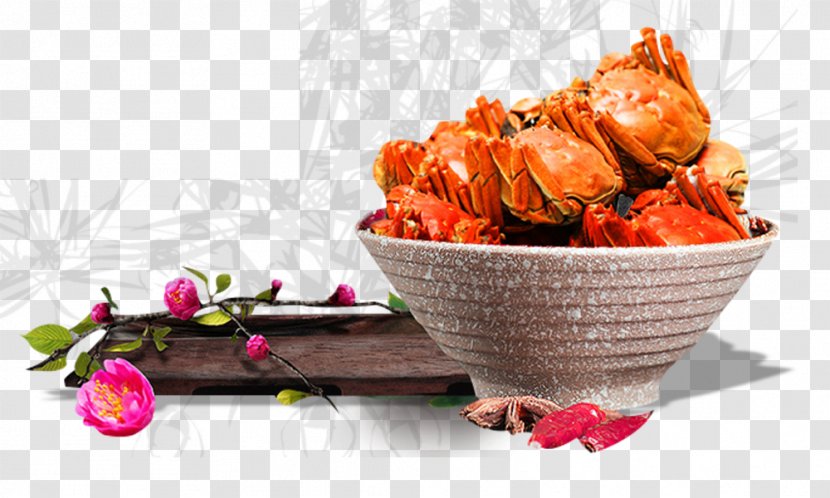 Yangcheng Lake Chilli Crab Seafood - Large - Crabs Transparent PNG