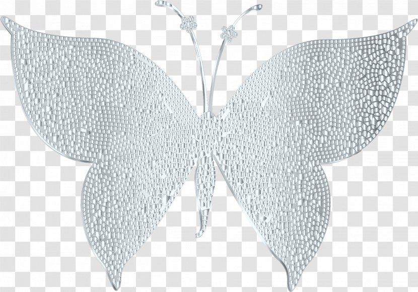 Butterfly Insect Wing Silver Clip Art - Wings Transparent PNG