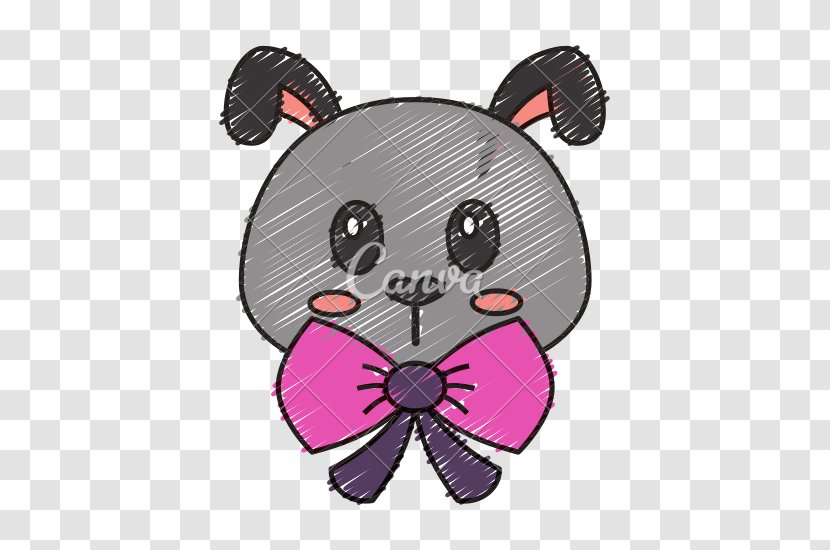 Cartoon Mammal Carnivora - Pink M - Cute Dog Transparent PNG