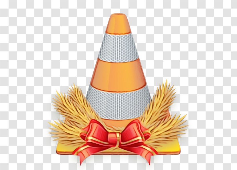 Candy Corn - Wet Ink - Party Hat Costume Transparent PNG