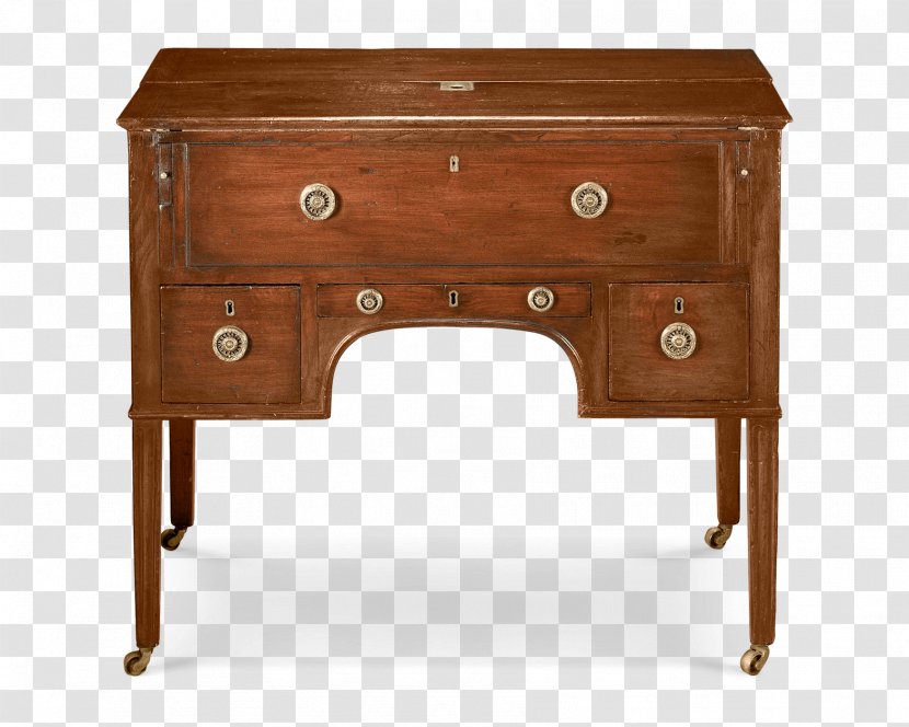 Campaign Desk Writing Furniture Antique - Wood Transparent PNG