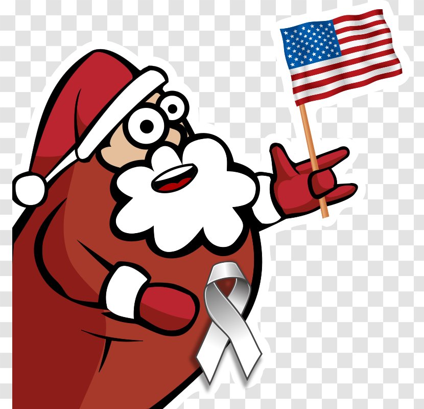 Santa Claus Reindeer Christmas Gift Clip Art - Flower - Greeting Card Clipart Transparent PNG