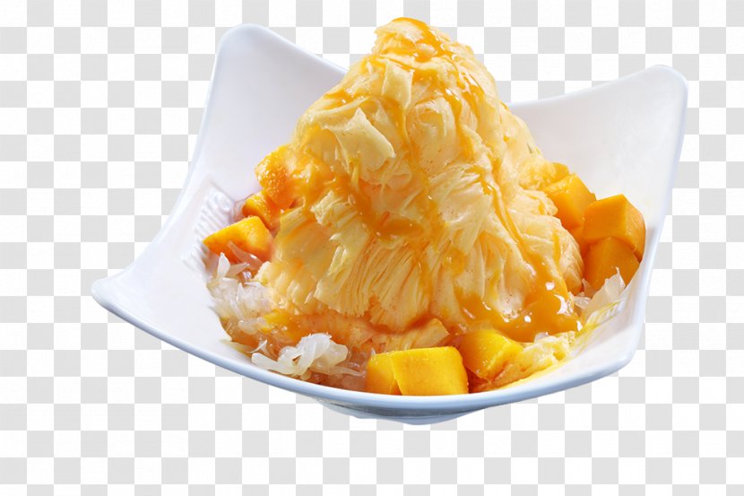 Smoothie Dessert Mango Baobing Taobao - Ice Cream - Milkshake Transparent PNG