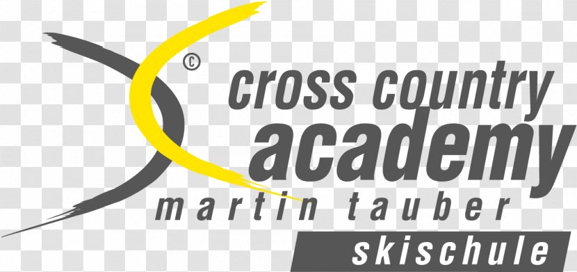 Skischule Cross Country Academy Logo Cross-country Skiing Ski School - Corporate Design Transparent PNG
