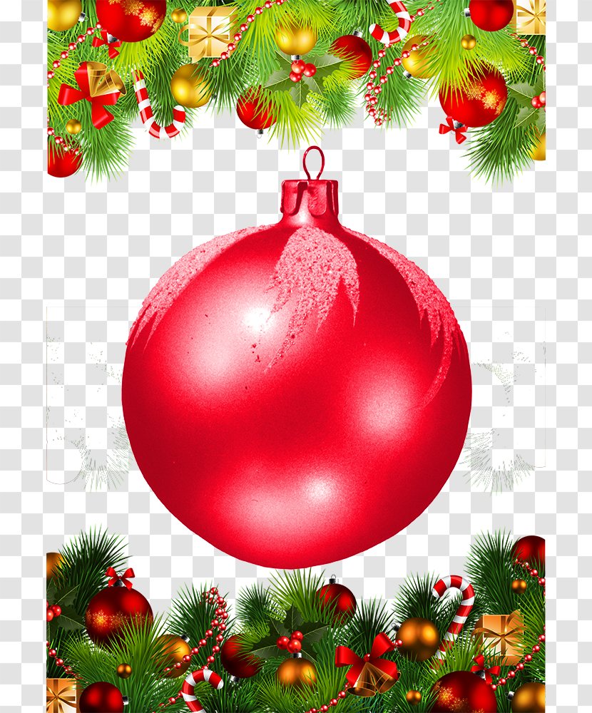 Red Christmas Balls - Produce - Dinner Transparent PNG