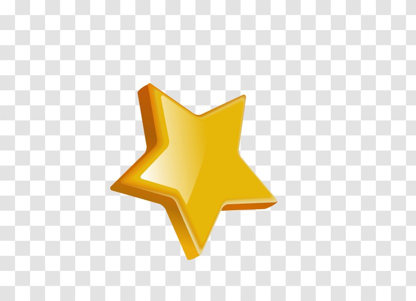 Christmas - Orange - Star Transparent PNG