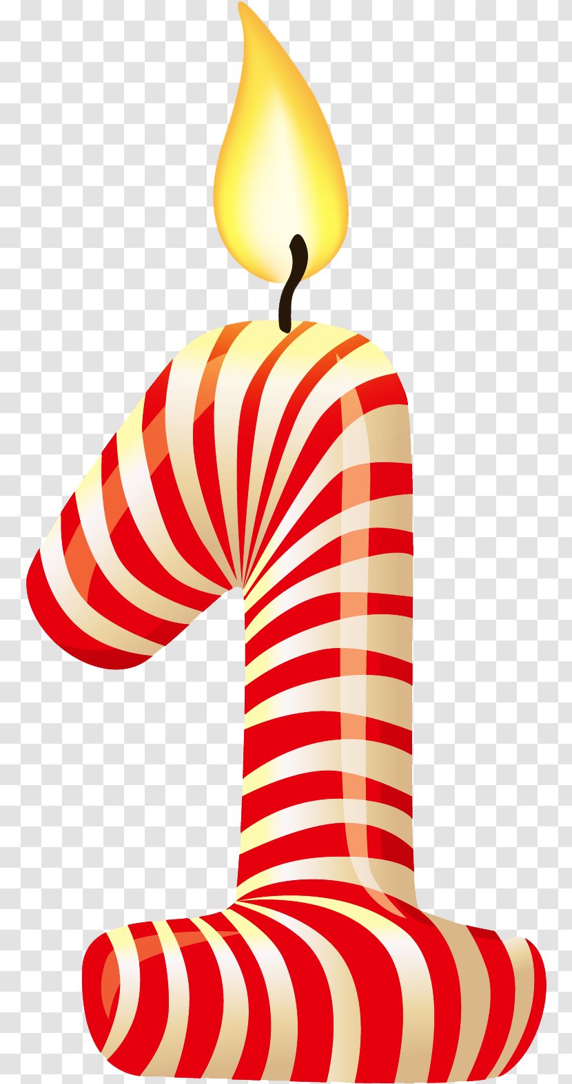 Candy Cane - Holiday Ornament Transparent PNG