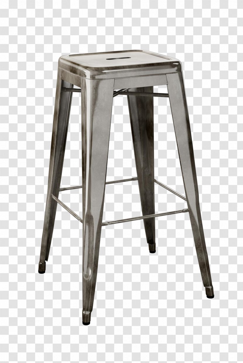 Tolix Bar Stool Chair Seat Transparent PNG