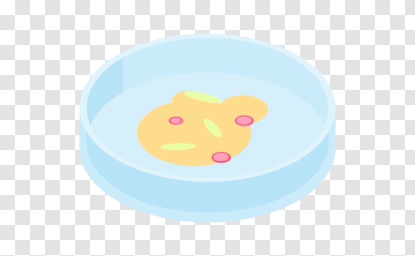 Pink Plate Tableware Bowl - Watercolor Transparent PNG