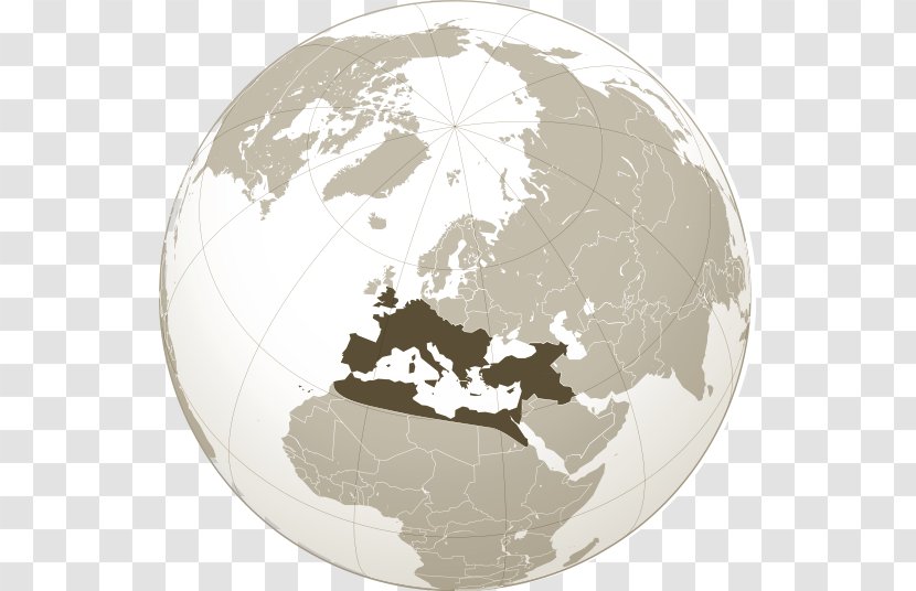 European Union Globe Orthographic Projection Continental Europe - Blank Map Transparent PNG
