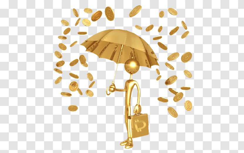 Gold Coin Stock Photography Rain Transparent PNG