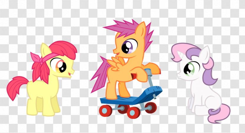 Pony Cutie Mark Crusaders Apple Bloom Scootaloo YouTube - Silhouette - Colts Transparent PNG