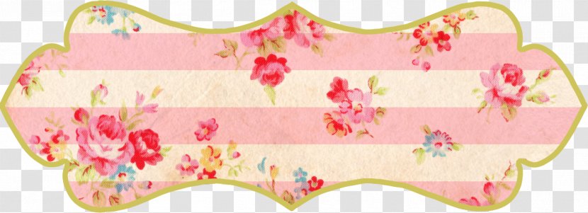 Paper Label Vintage Clothing Flower Sticker - Name Tag Transparent PNG