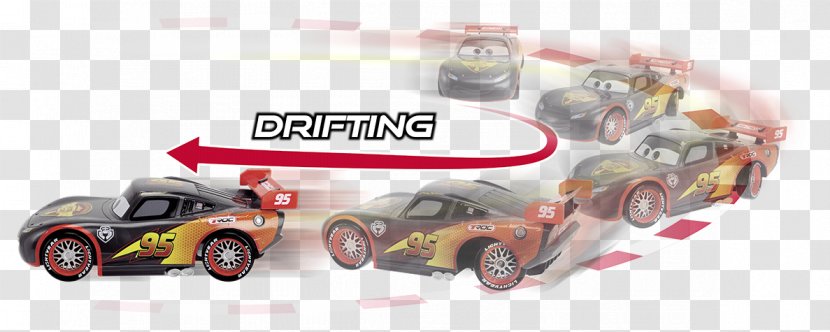 Radio-controlled Car Dickie RC Carbon Drifting Lightning McQueen - Motor Vehicle - Auto Drift Transparent PNG