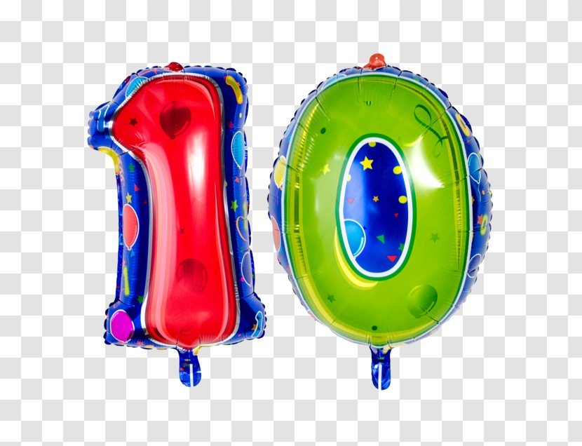 Toy Balloon Birthday Gas Gift - Child - Number 17 Transparent PNG