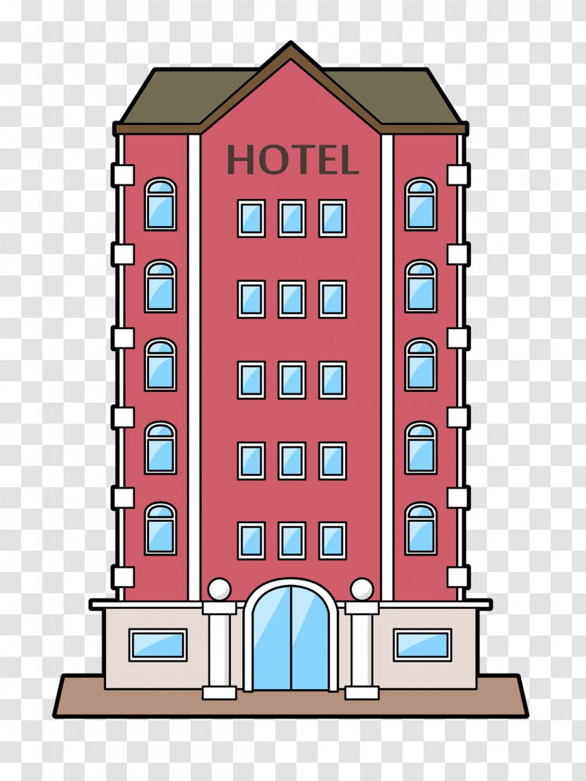 Clip Art Hotel Openclipart Image Motel - Beach Transparent PNG