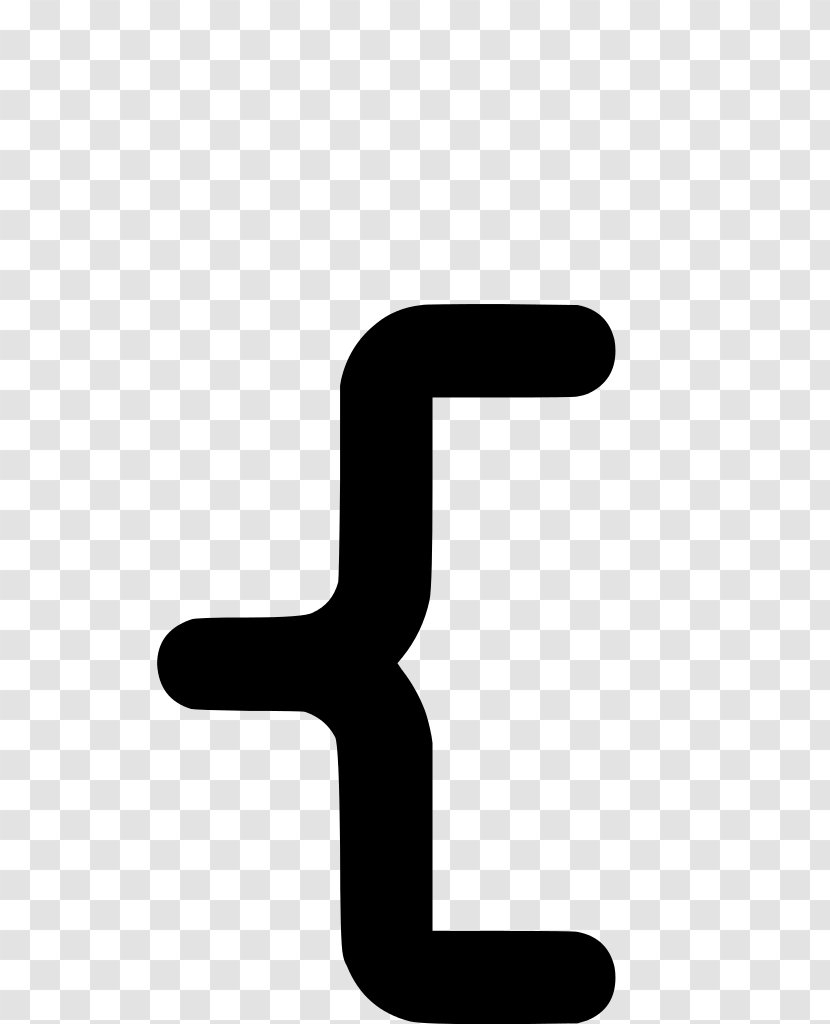 Bracket Accolade Character Symbol Font Transparent PNG
