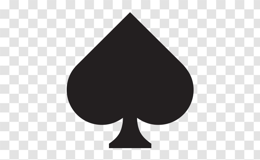 Playing Card Ace Of Spades Suit - Game Transparent PNG