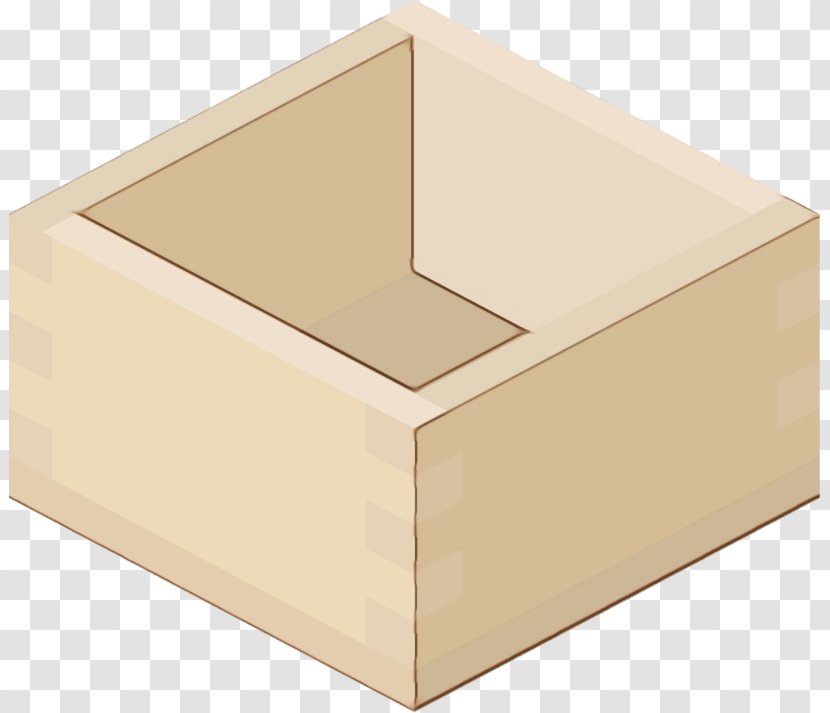 Box Shipping Carton Beige Paper Product - Cardboard - Packing Materials Transparent PNG