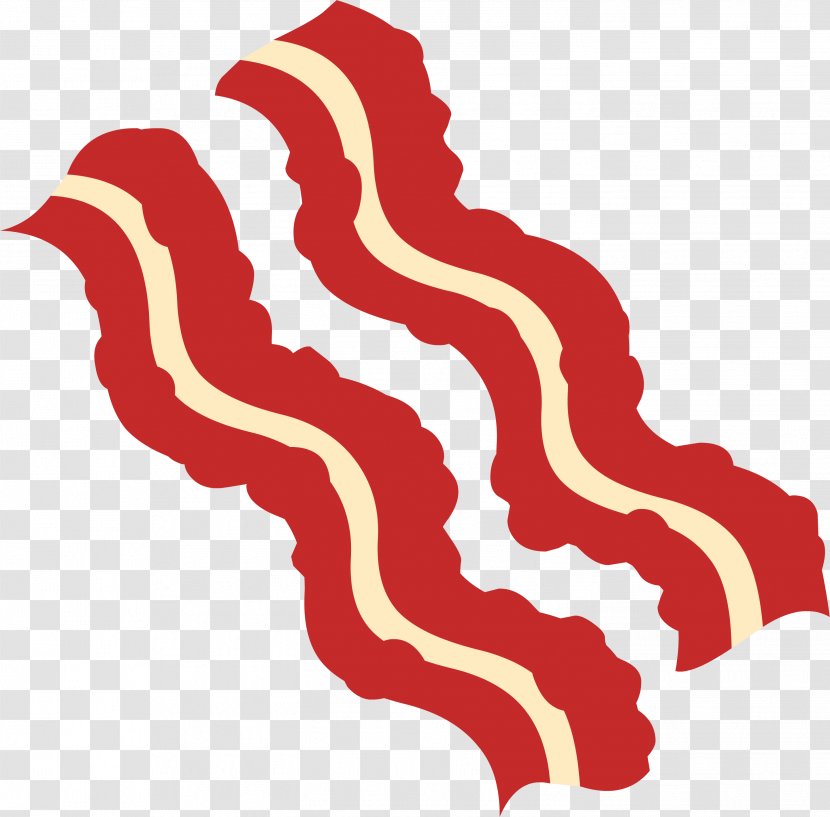 Bacon Clip Art Vector Graphics Transparency - Meat - Drawing Cartoon Transparent PNG