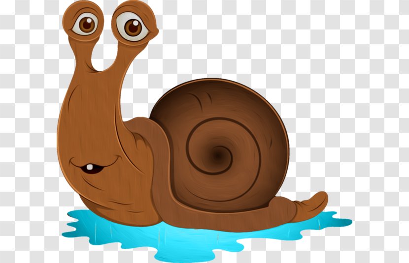 Snail Escargot Cartoon - Wood Transparent PNG