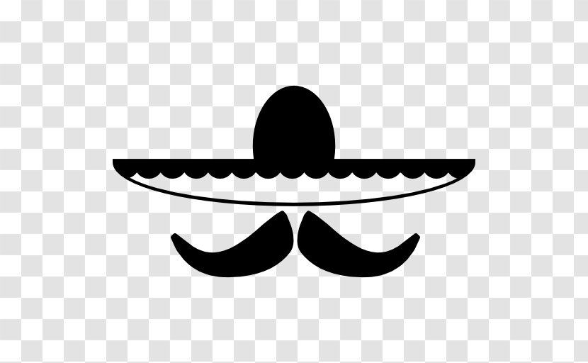 Mexican Cuisine Sombrero Hat - Logo - Mustach Transparent PNG