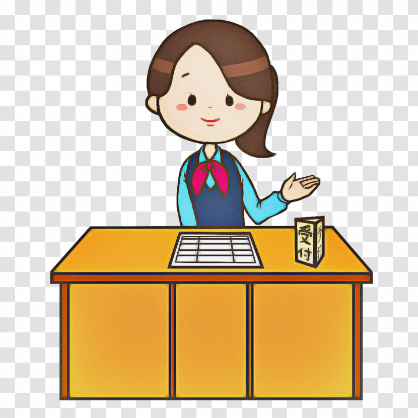 Cartoon Table Play Desk Learning Transparent PNG