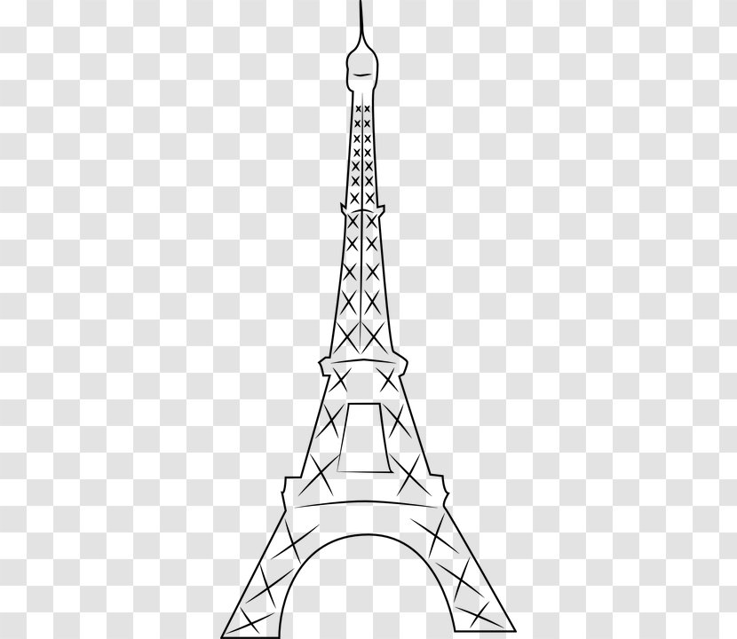 Eiffel Tower Drawing CN Transparent PNG