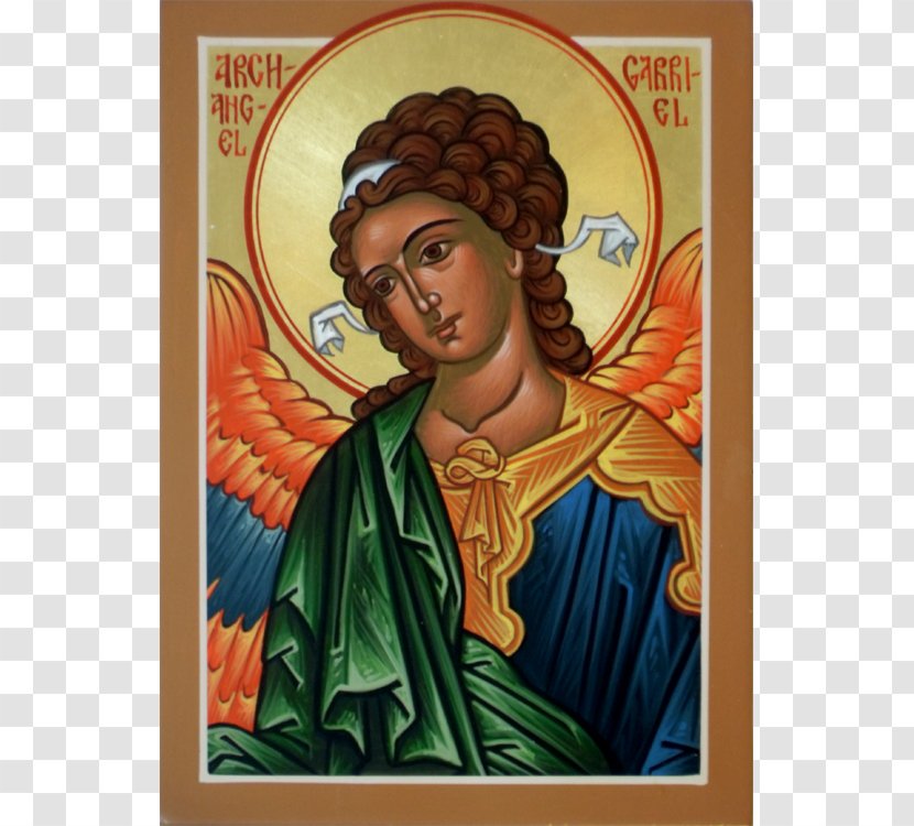 Gabriel Mary Michael Saint Icon - Holly Vector Transparent PNG