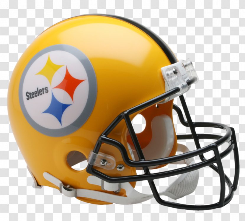 Logos And Uniforms Of The Pittsburgh Steelers NFL American Football Helmets - Protective Gear In Sports Transparent PNG