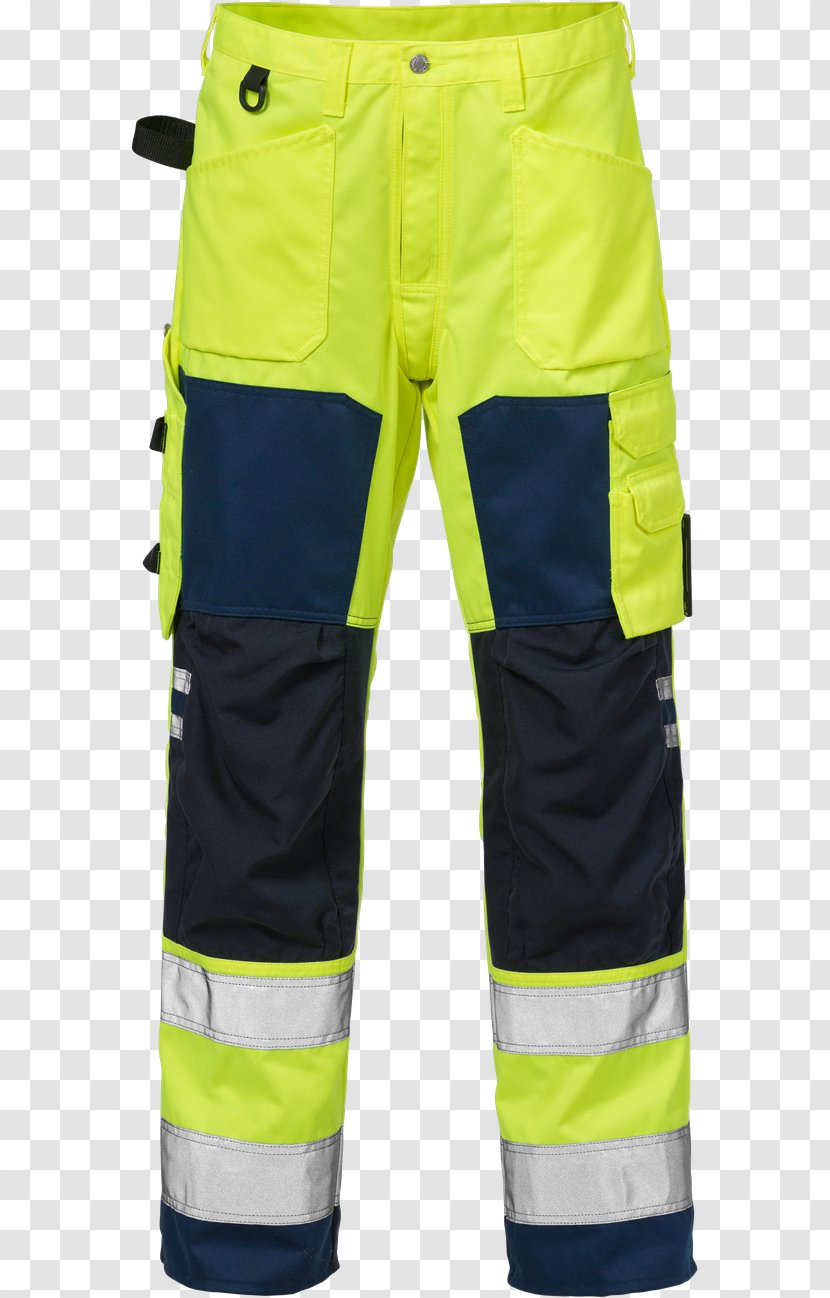 T-shirt High-visibility Clothing Workwear Pants - Waistcoat Transparent PNG