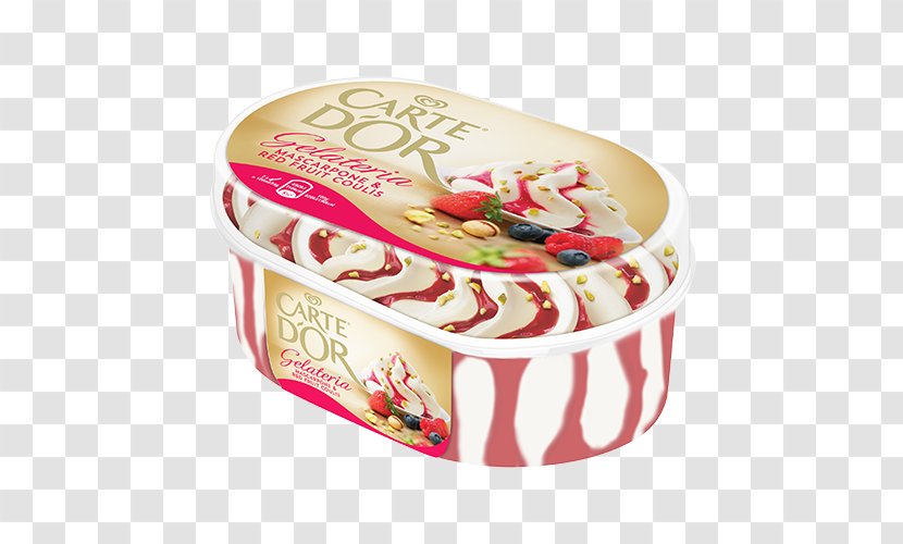 Ice Cream Frozen Dessert Carte D'Or Fruit Transparent PNG