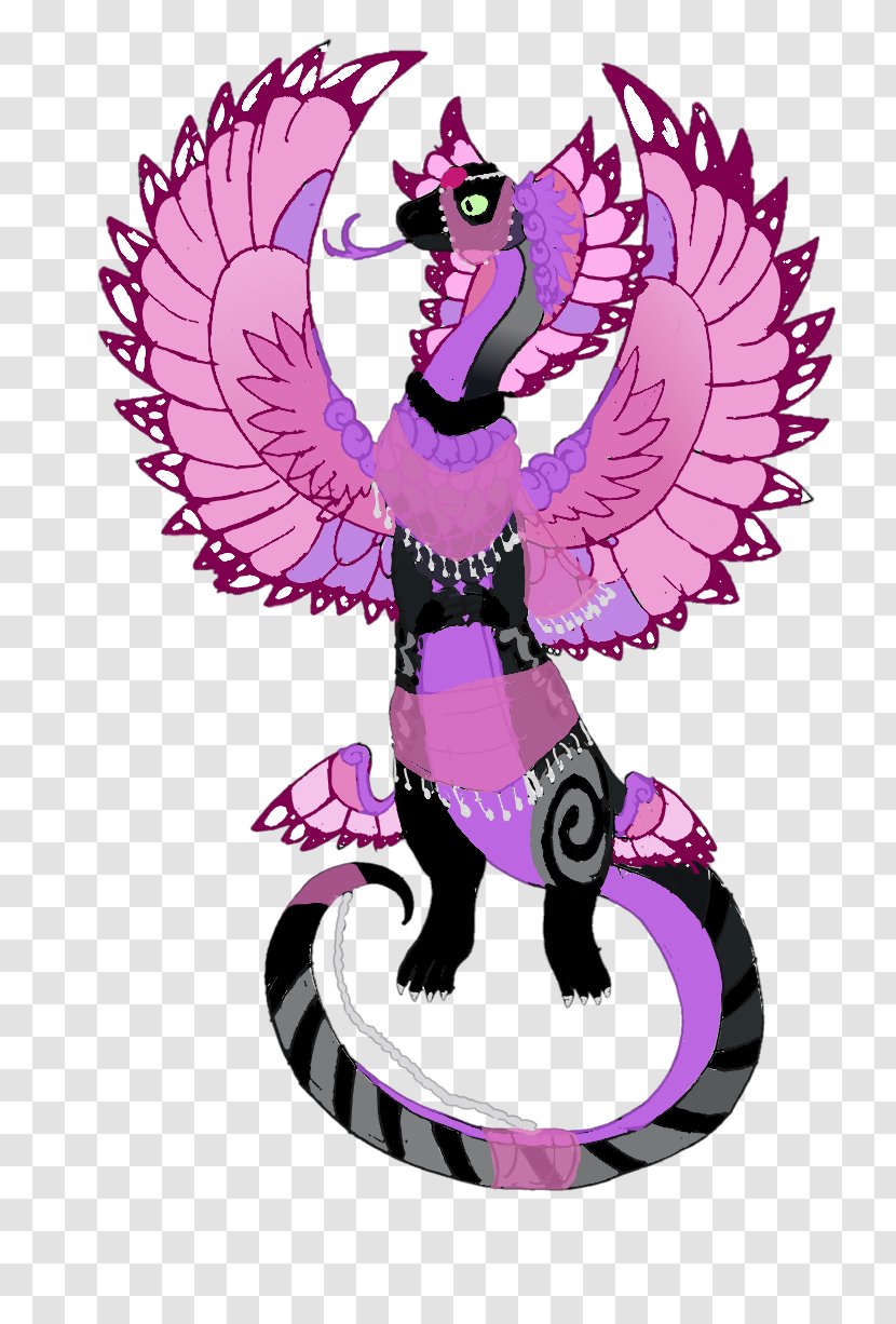 Vertebrate Pink M Legendary Creature Clip Art - Fictional Character - April Fools Transparent PNG