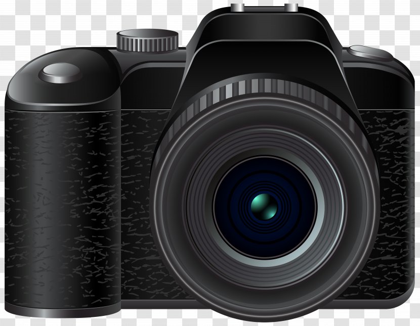 Digital Cameras Photography Clip Art - Singlelens Reflex Camera Transparent PNG