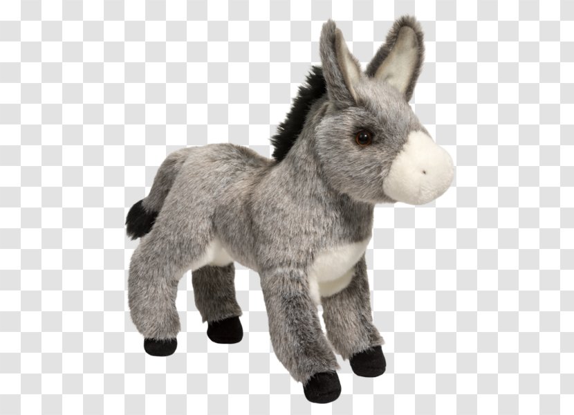 Stuffed Animals & Cuddly Toys Plush Donkey Amazon.com - Pack Animal - Dog Transparent PNG