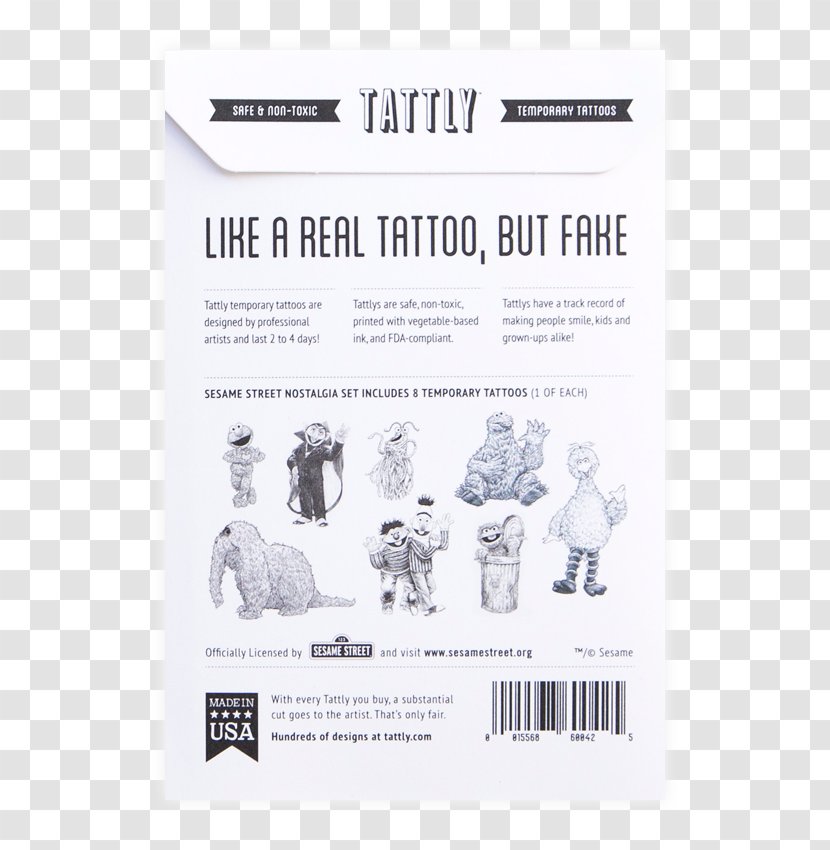 Temporary Tattoos Abziehtattoo Tattly Paper - Joint - Nostalgia Transparent PNG