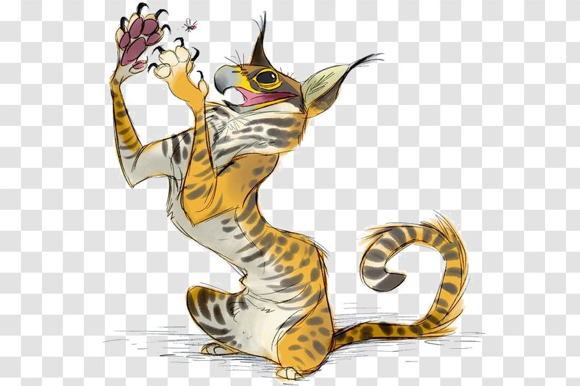 Cat Tiger Legendary Creature - Drawing Transparent PNG