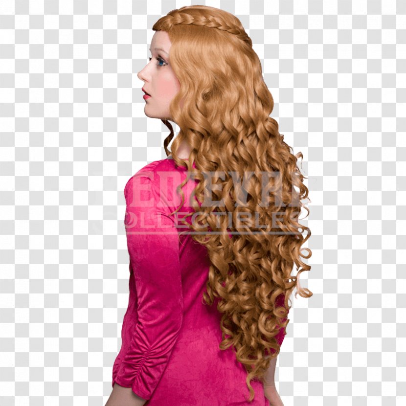Long Hair Coloring Ringlet Blond - Heart - Cersei Lannister Transparent PNG