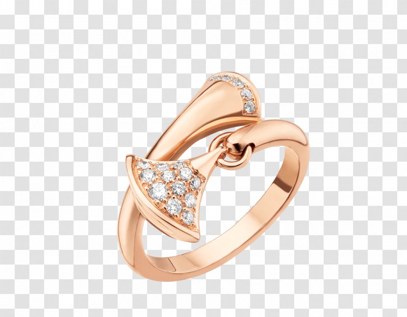 Wedding Ring Bulgari Jewellery Engagement - Metal Transparent PNG