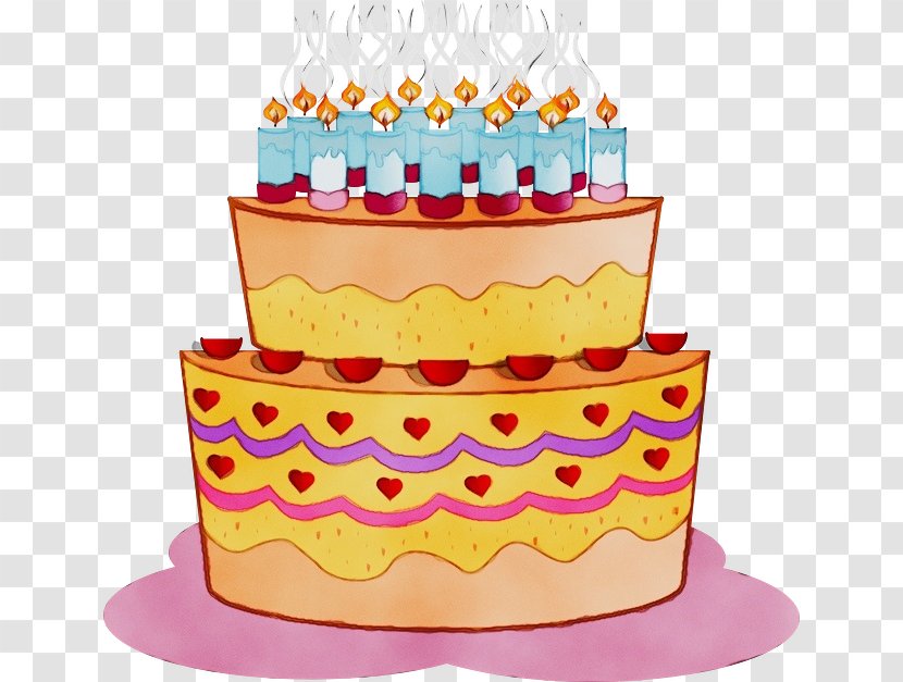 Birthday Cake - Dessert - Food Coloring Party Transparent PNG